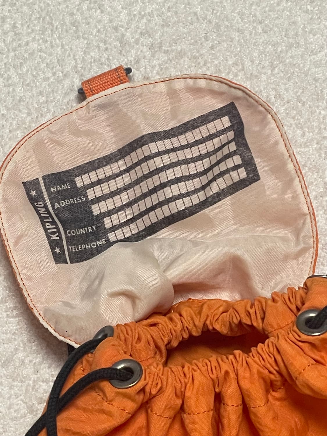 📍키플링 백팩(오렌지) 상품이미지3