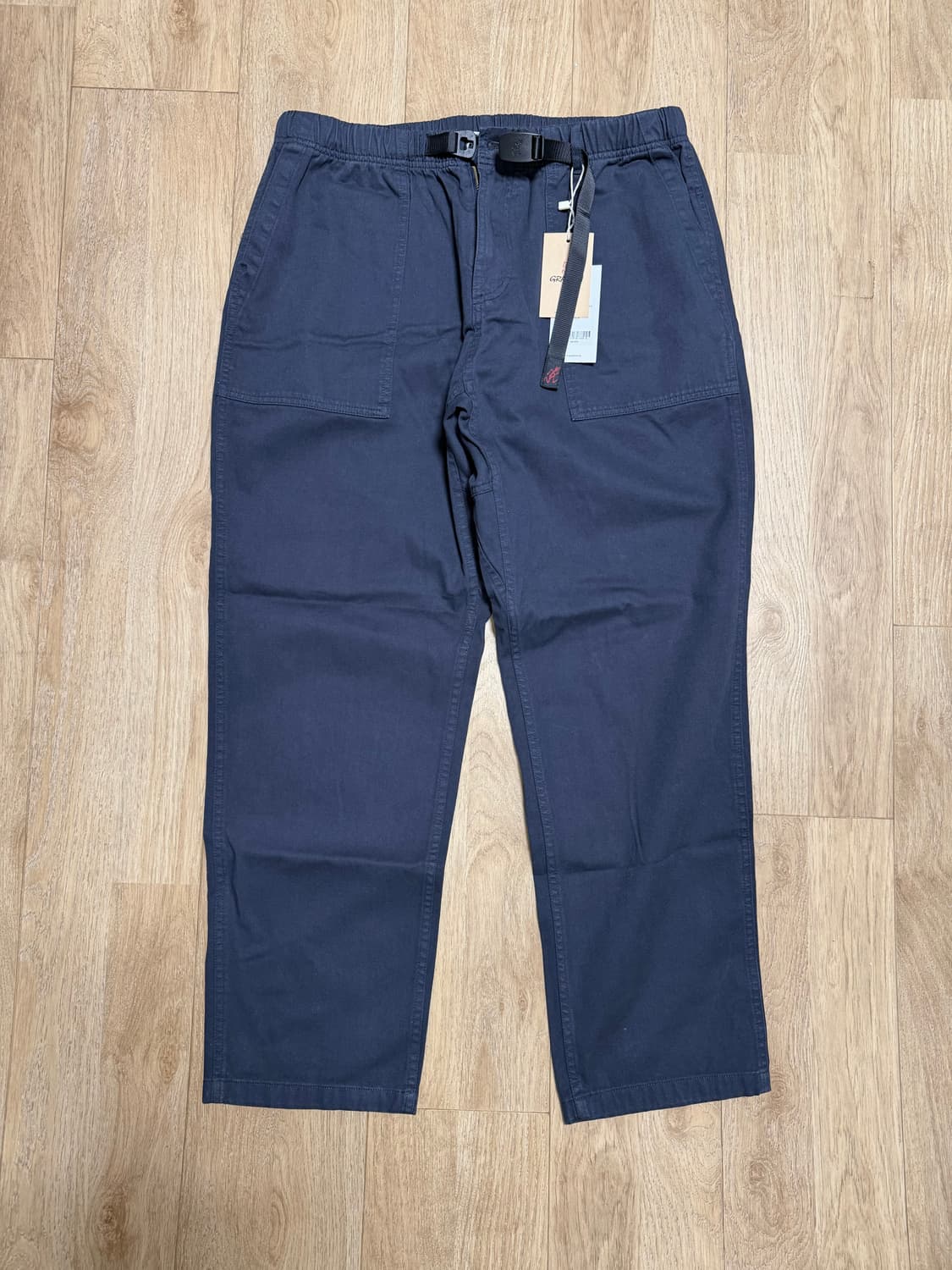 그라미치 루즈 테이퍼드 릿지 팬츠 네이비 XL 상품이미지2