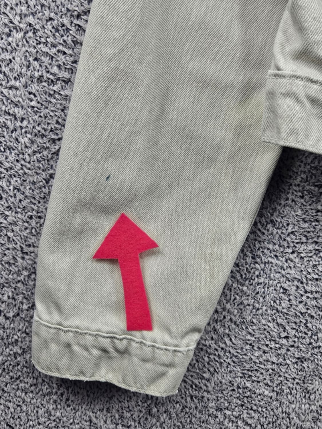 폴로진스컴퍼니 크림 데님 트러커 자켓 ( XL ) / 11633 상품이미지5