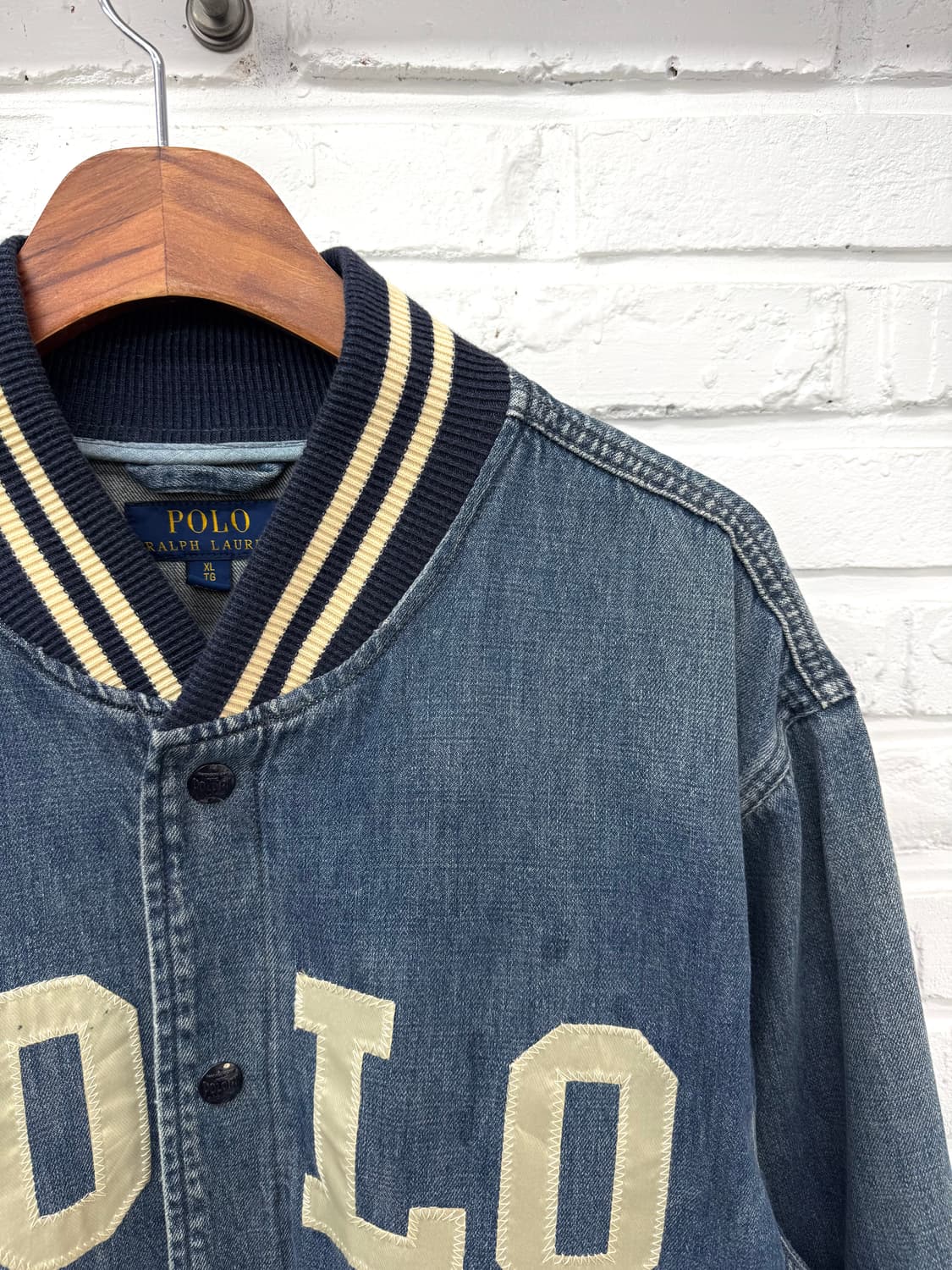 폴로 데님 바시티 자켓 상품이미지4