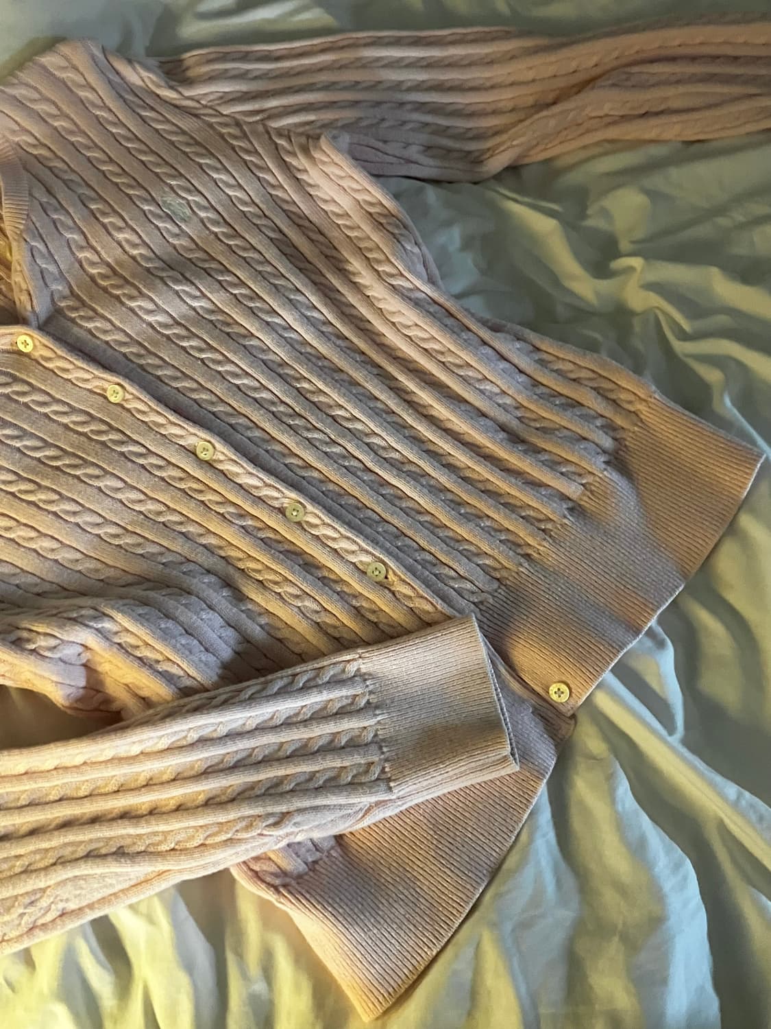 폴로 랄프 로렌 가디건 xl 딸기우유색 🍰(실착사진o) 상품이미지2