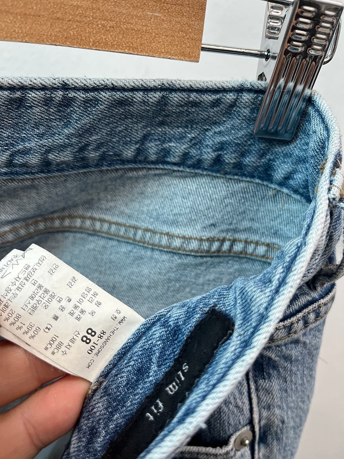 34-35) 타임 스판 중청바지  상품이미지7