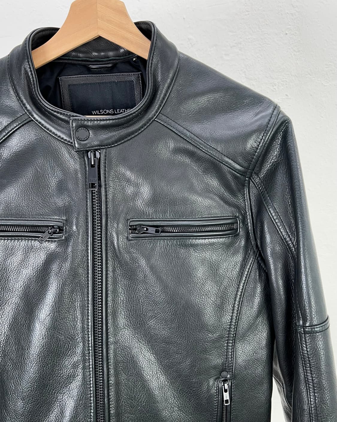 윌슨 레더 블랙 신슐레이트 제뉴윈 멀티 라이더 자켓 상품이미지3