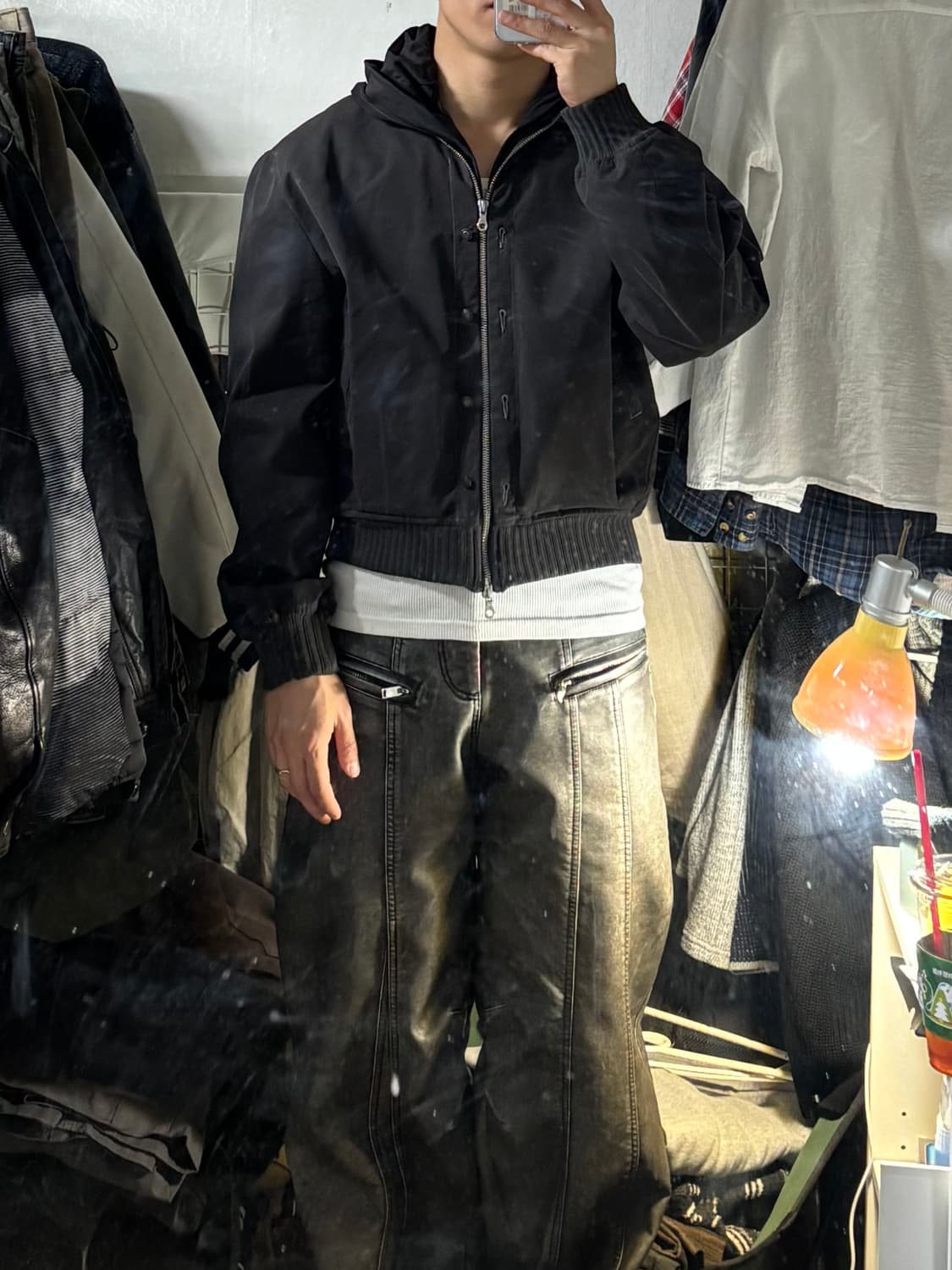 코스트퍼킬로 후디드 집 자켓 브라운 S 상품이미지2