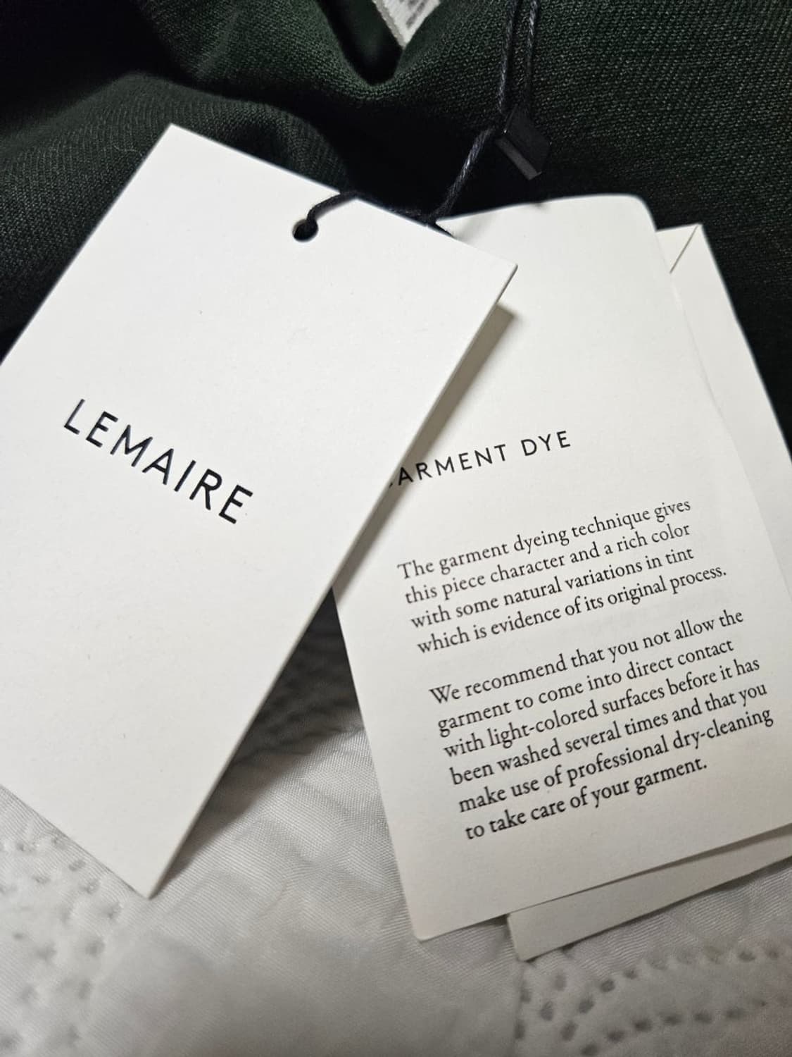 [100] 르메르 디스패치 코튼 자켓 xs 판매 상품이미지4