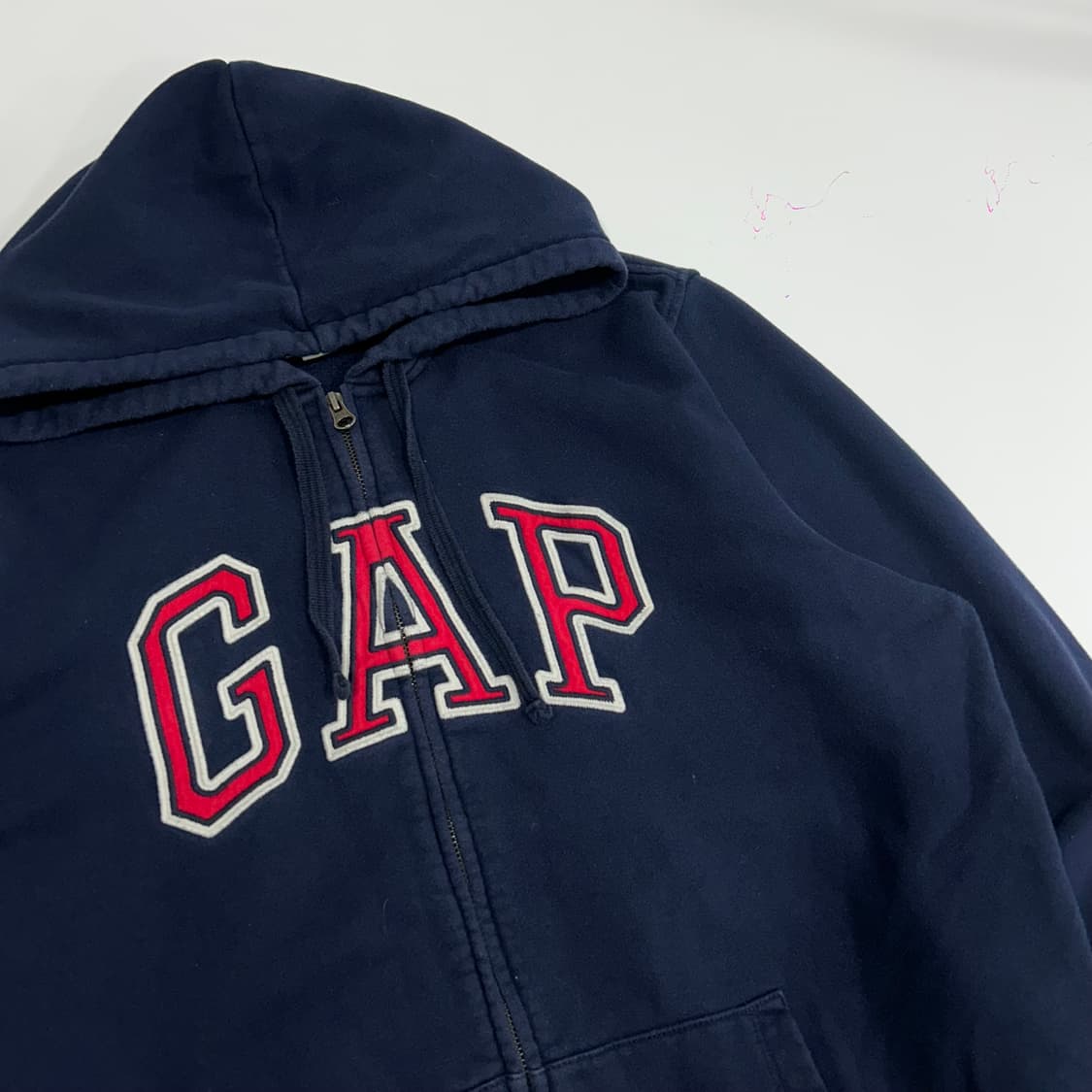 Gap 갭 레드로고 네이비 후드집업  상품이미지4