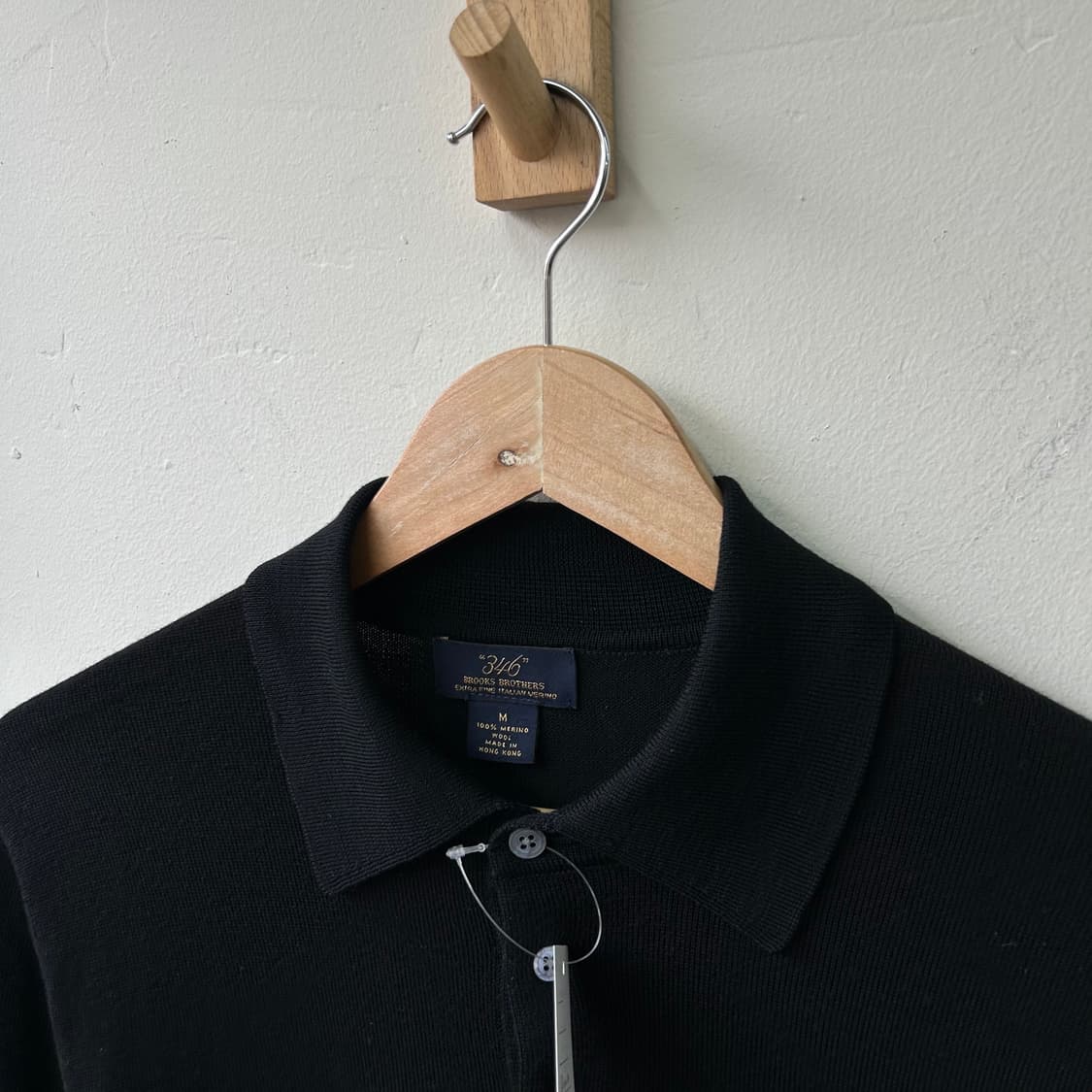 15749 - 브룩스 브라더스 카라 니트 블랙  상품이미지3