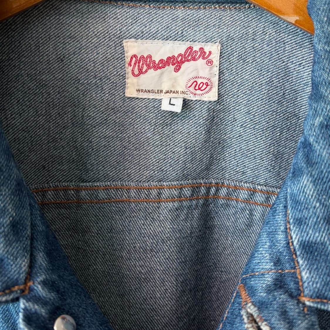 (L)90s-00s Wrangler 랭글러 124mj 데님자켓 상품이미지3
