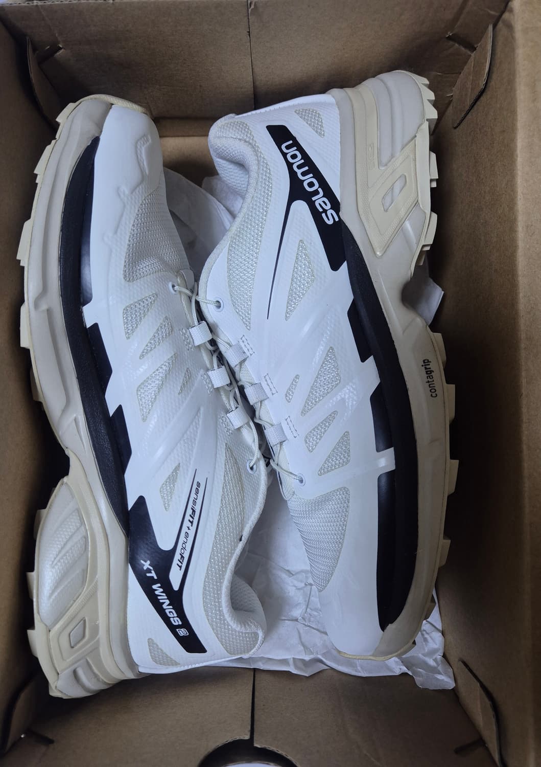 (새상품) 살로몬 XT-윙스 2 화이트 바닐라 상품이미지1