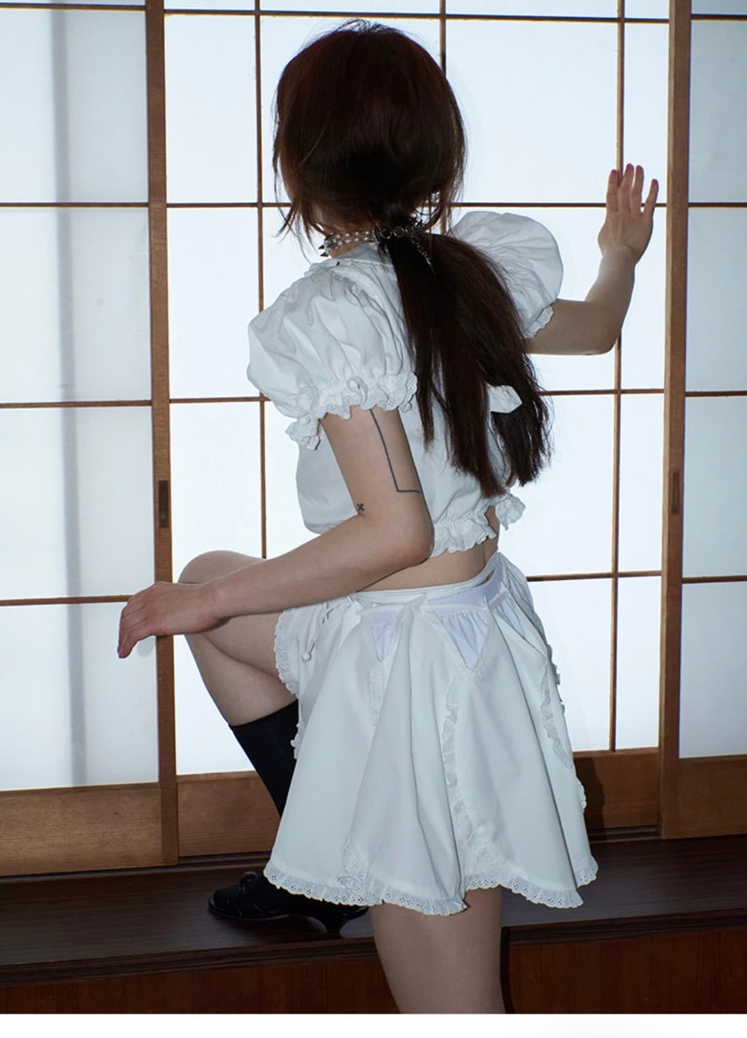 프레클 스트랩 클라우드 스커트 상품이미지1