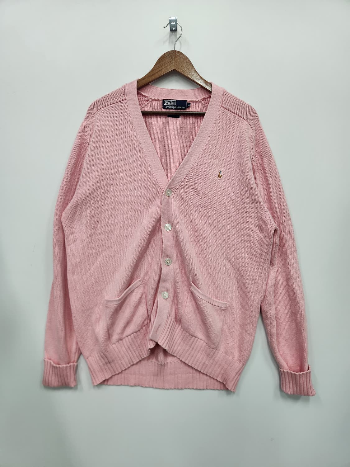 폴로 랄프로렌 핑크 가디건 상품이미지1