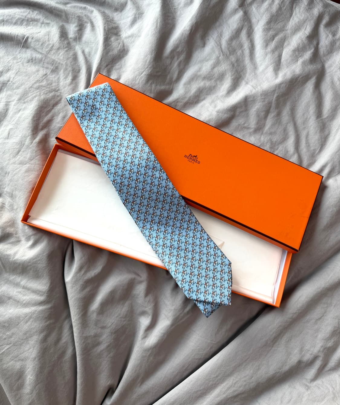 에르메스 홀스 실크 넥타이 상품이미지2