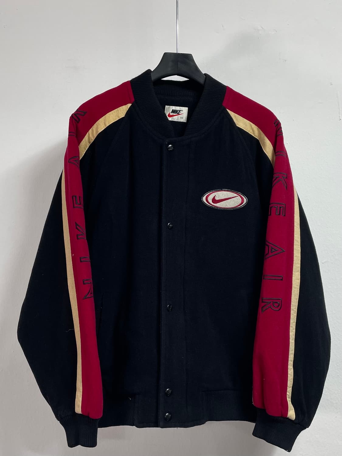 90s 나이키 사이드 헤비 울 바시티 자켓 (on.454) 상품이미지1