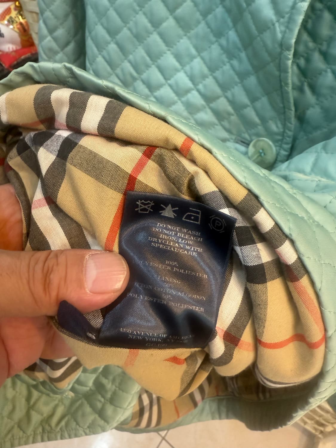 66-77 정품 버버리 누빔자켓 팝니다 상품이미지5