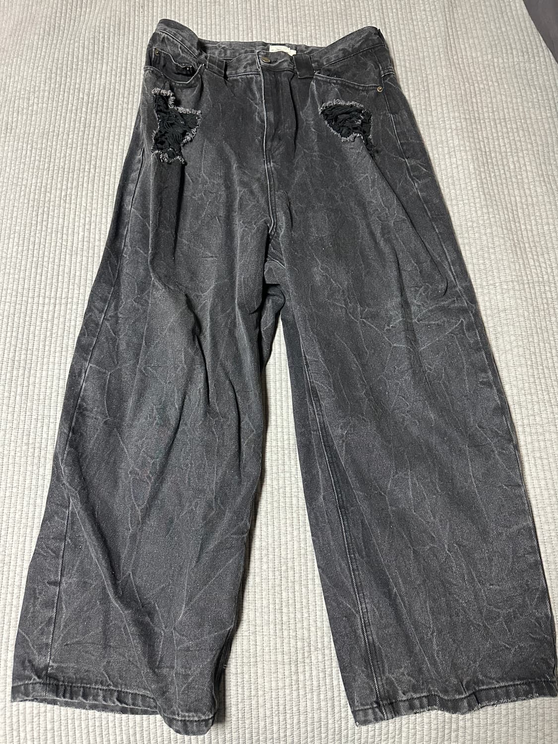 빅유니온 디스트로이드 트링클 데님 팬츠 상품이미지4