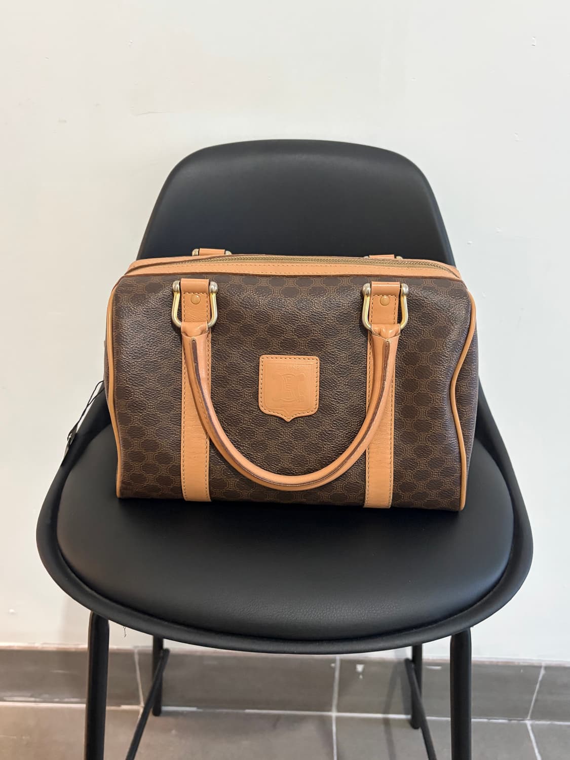 90‘s 셀린느 마카담 미니 보스턴백 상품이미지1