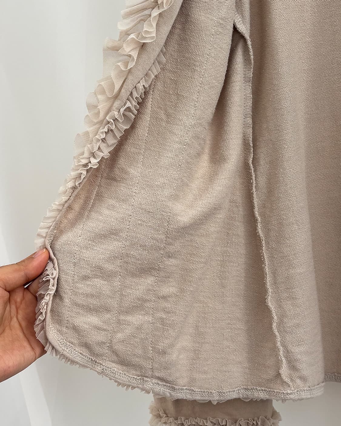 dew frill romantic designed cardigan 상품이미지5