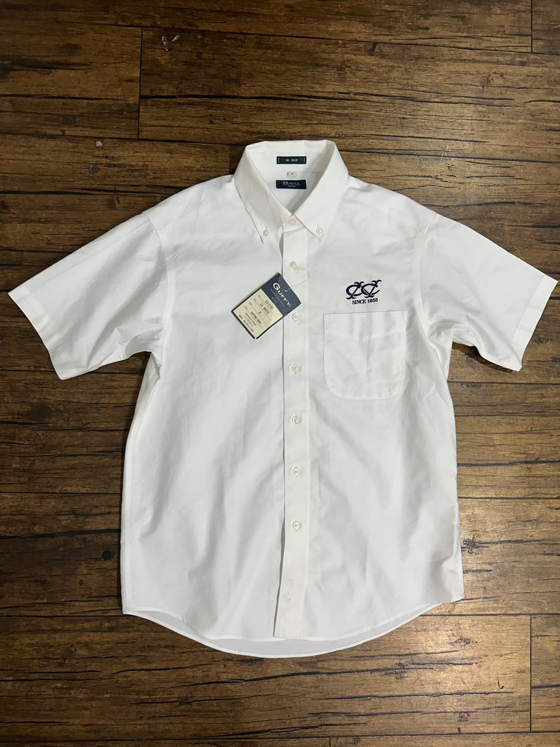 GUFFY 화이트 셔츠 새제품 실측사이즈 M 상품이미지1