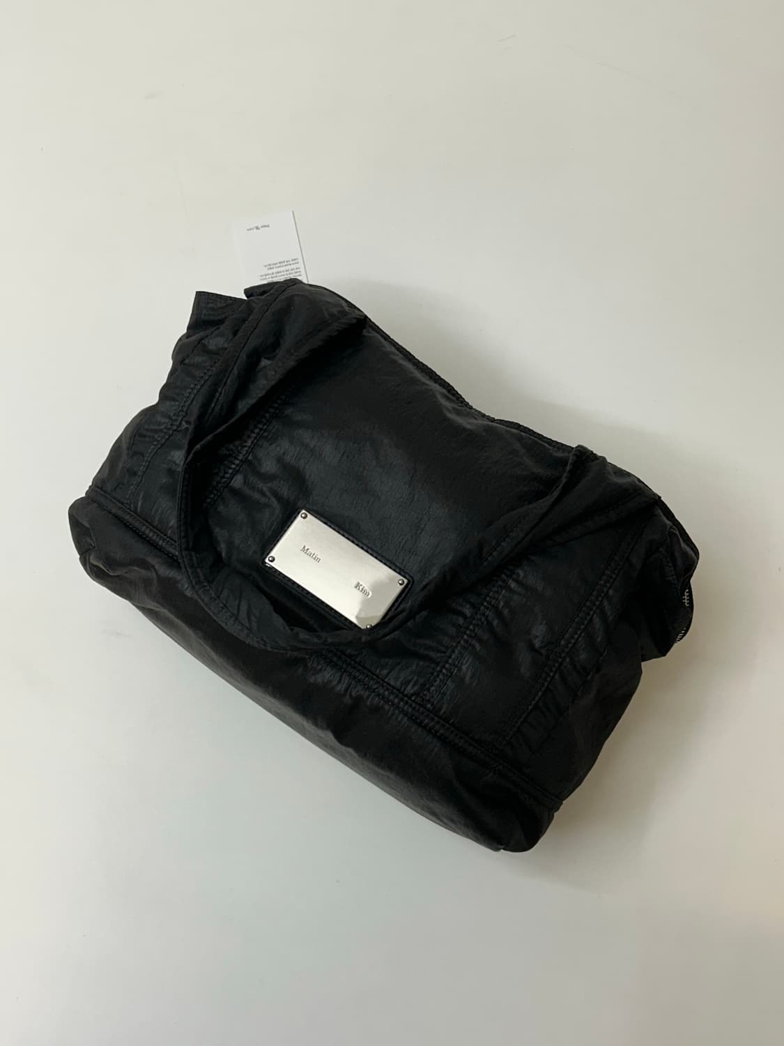 Matin Kim 마뗑킴 나일론 블랙 빅백 상품이미지3