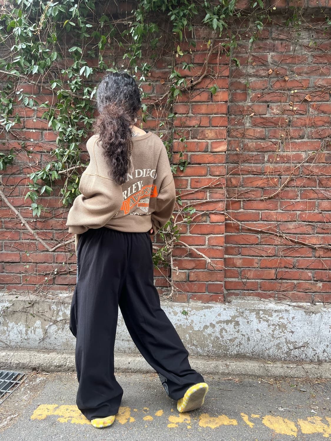 히피 에스닉 문양 와이드 팬츠 상품이미지8