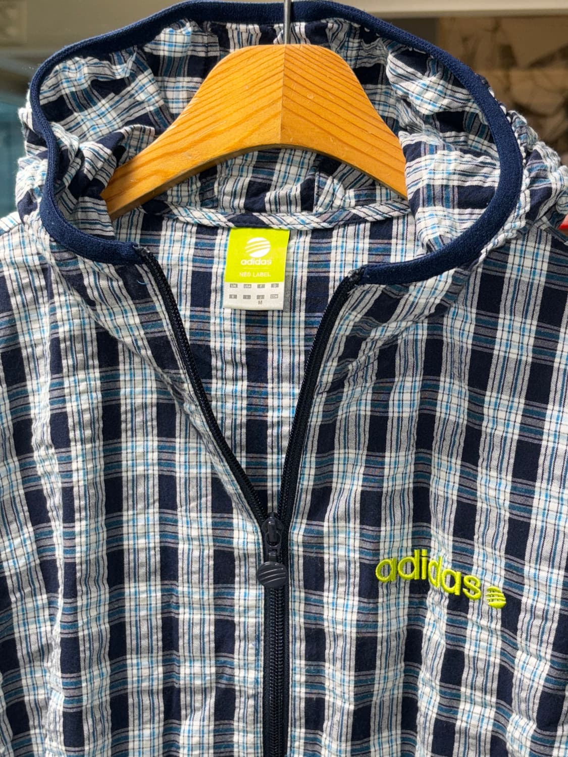 아디다스 시어서커 체크자켓 상품이미지4