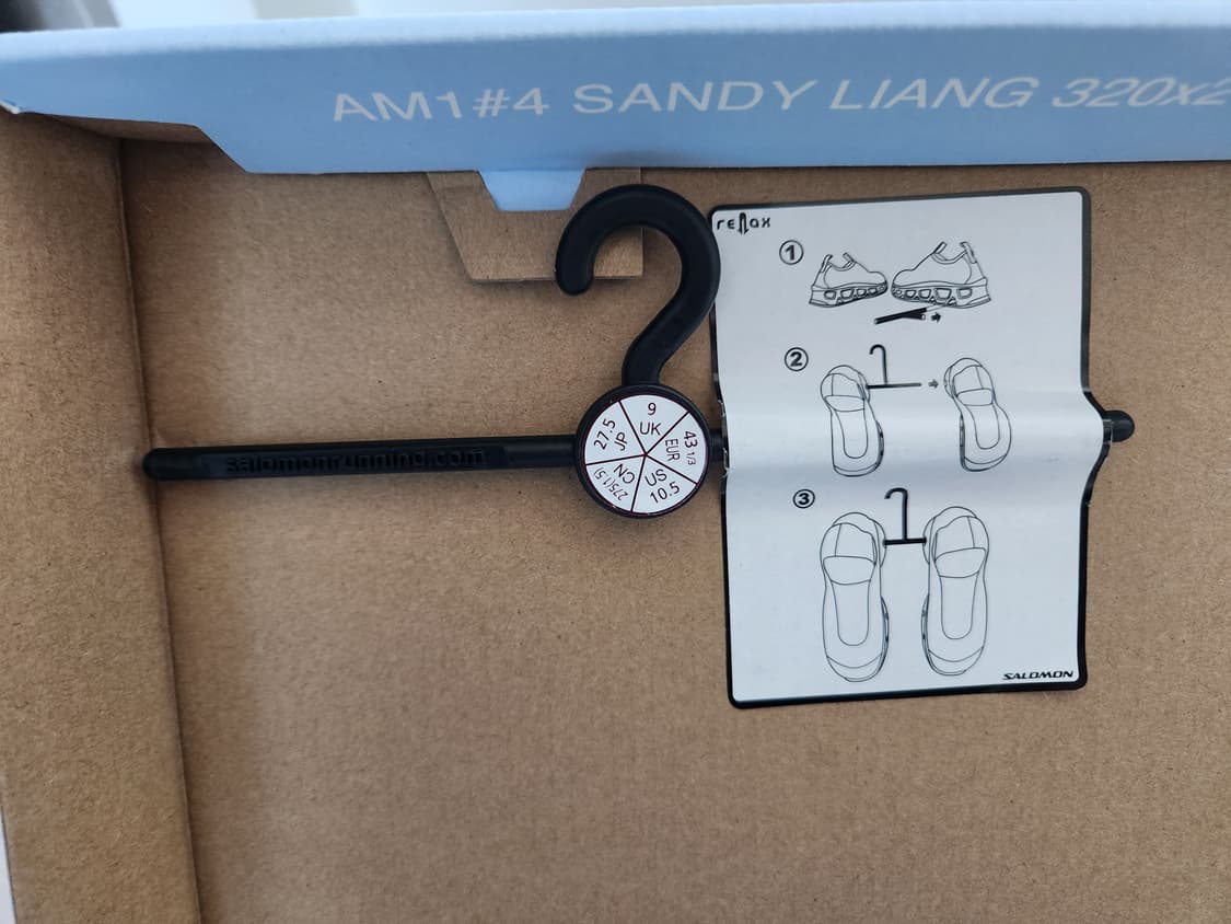 (275)살로몬 샌디리앙 rx 모크 3.0 블랙화이트 uk9 us9.5 상품이미지6