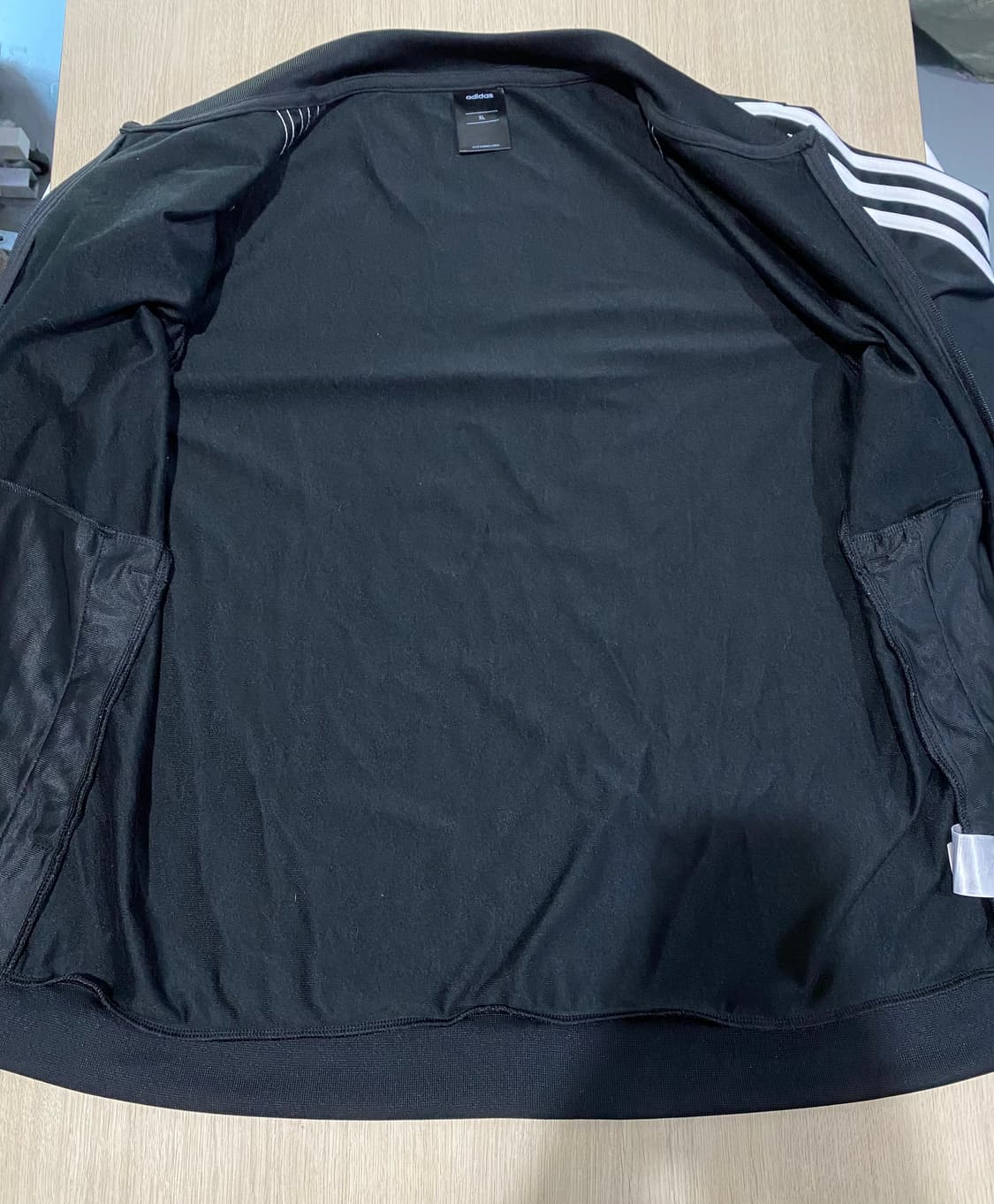 아디다스 삼선 트레이닝 져지 블랙 XL 상품이미지6