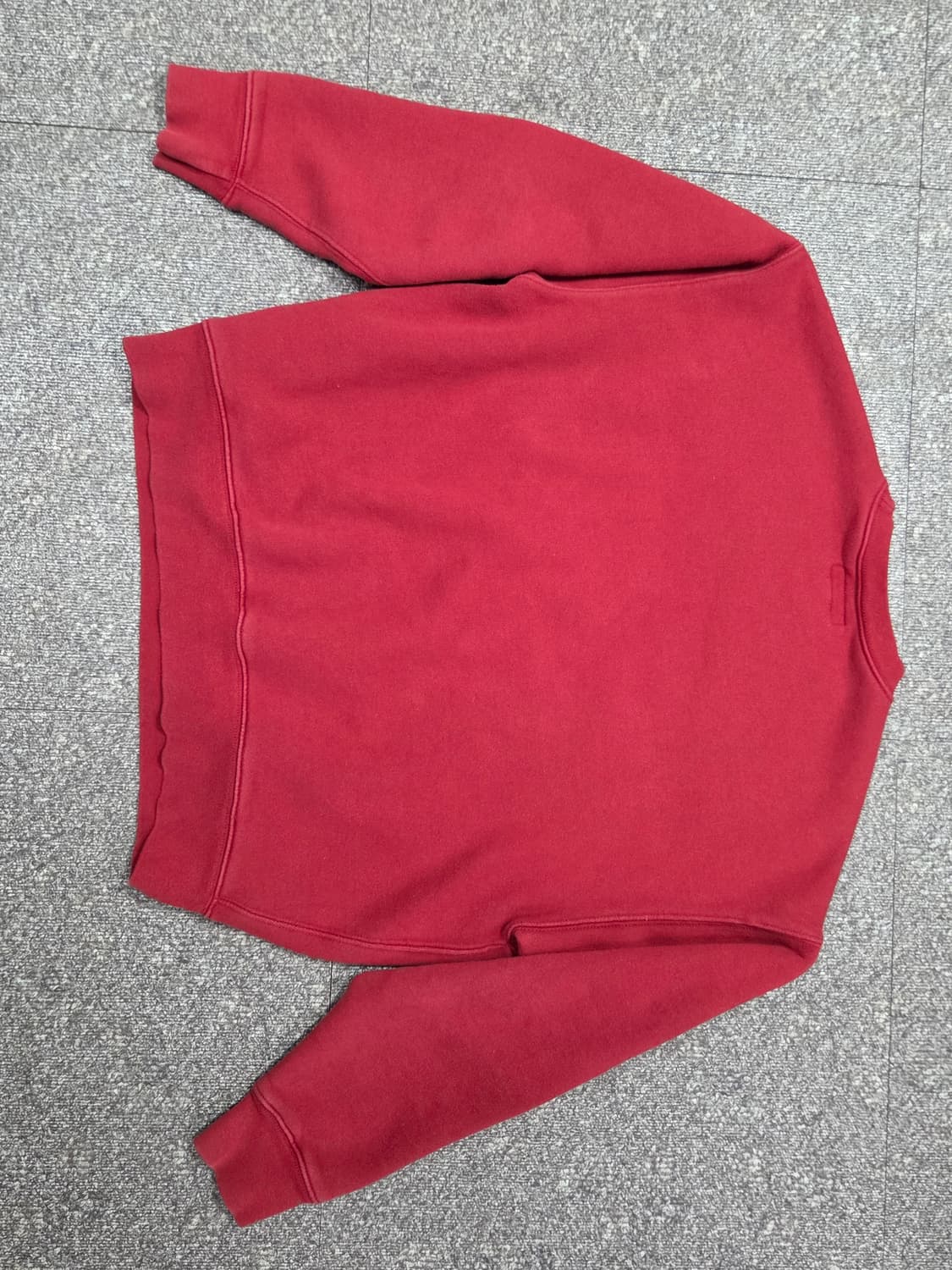 디스이즈네버댓 기모 스웻셔츠 레드 S 상품이미지2