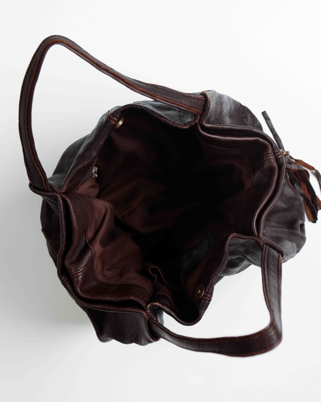 [NIKO AND...] 소프트 브라운 레더 토트백 상품이미지9