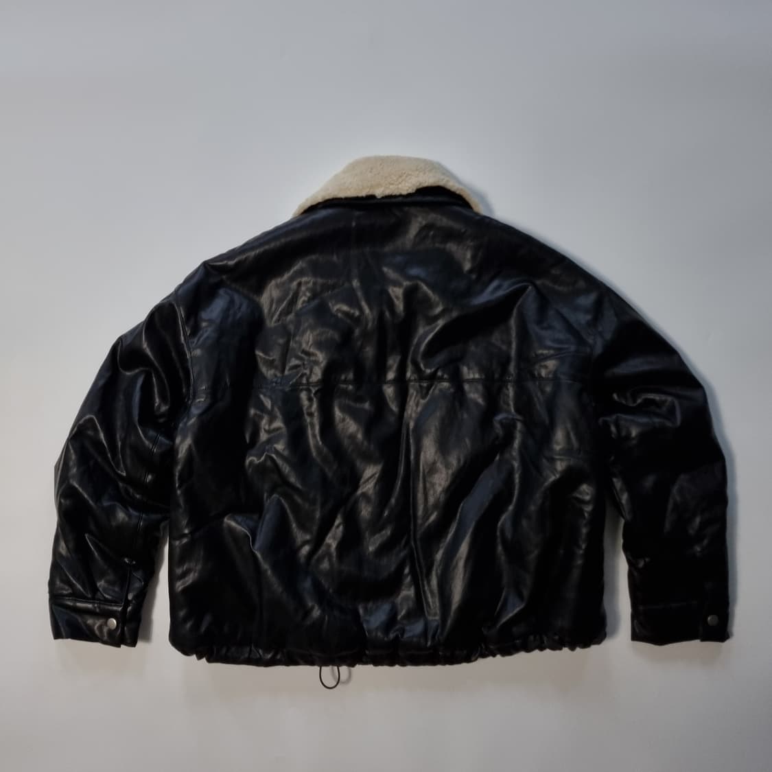 톰보이 크롭 무스탕  상품이미지2