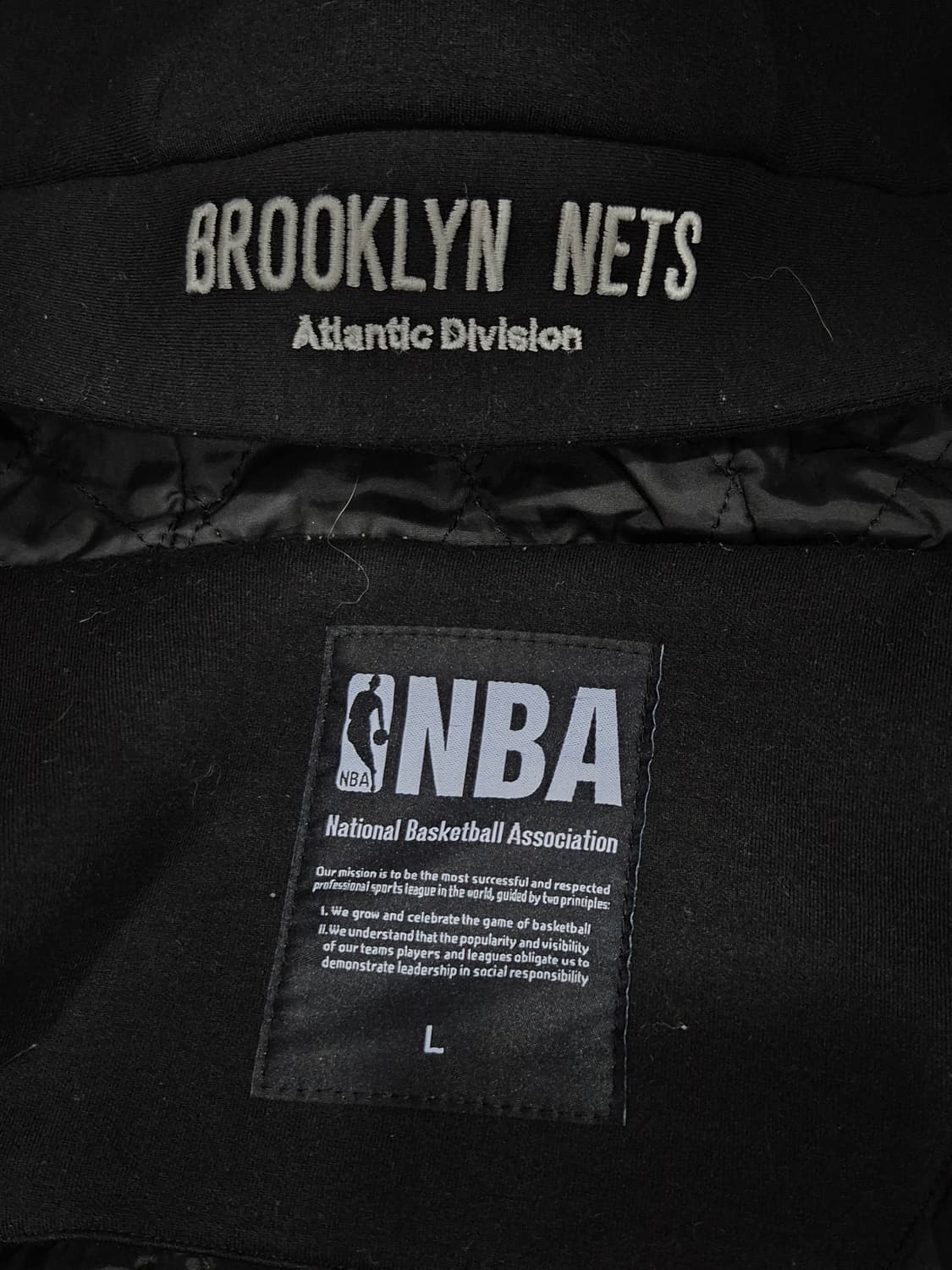 NBA 브루클린 네츠(Brooklyn Nets) 후드 점퍼 남성 100사 상품이미지5