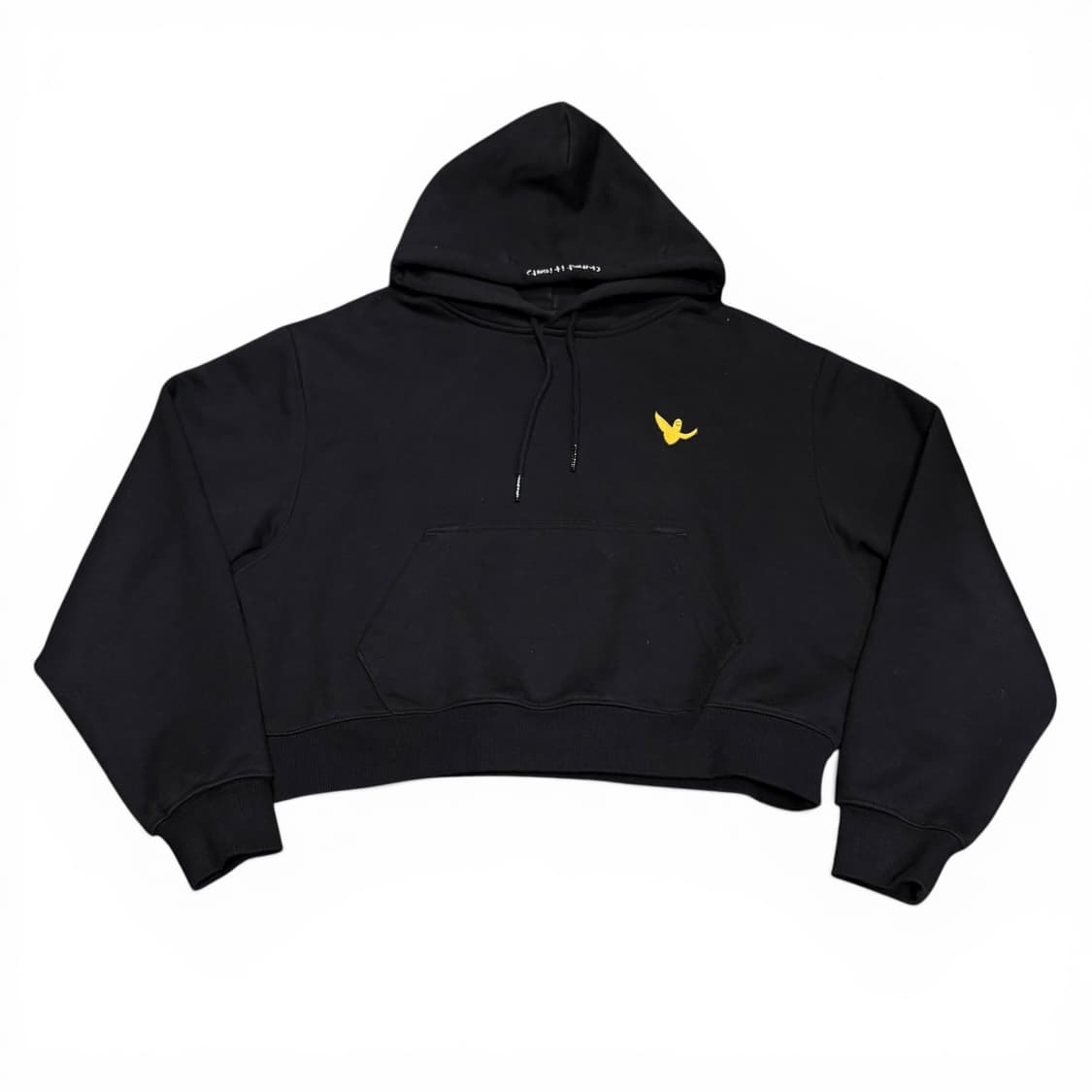 우먼FREE 와릿이즌 블랙 백로고 후드티 상품이미지1