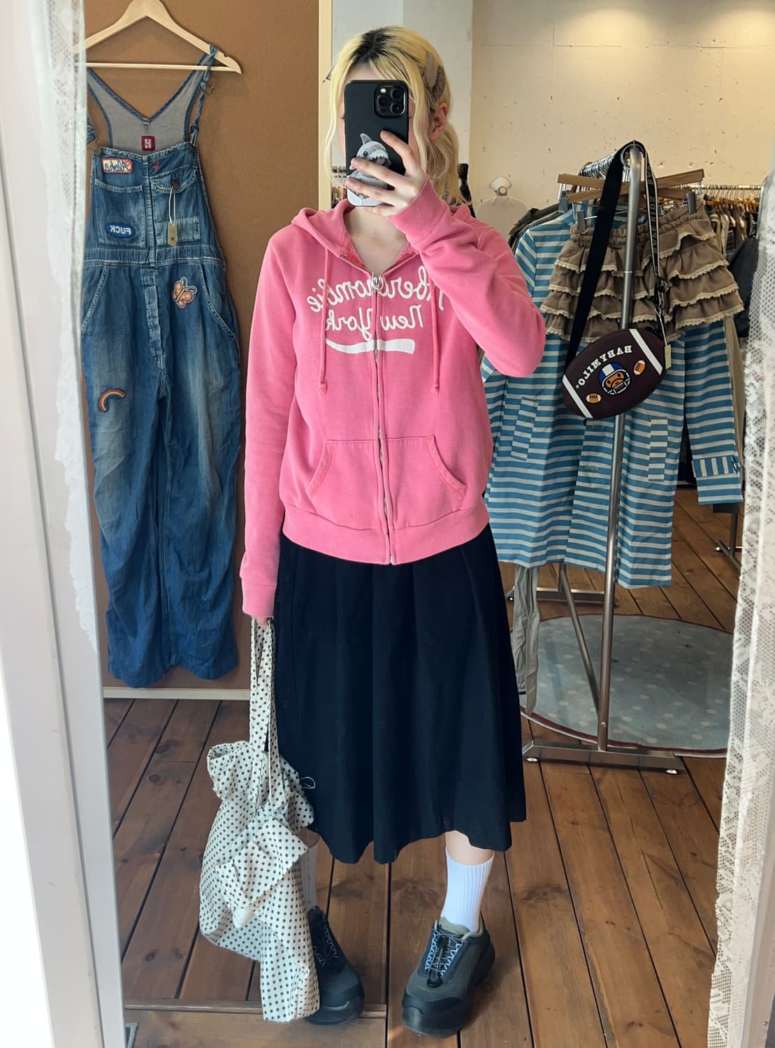 아베크롬비 핑크 후드집업  상품이미지4