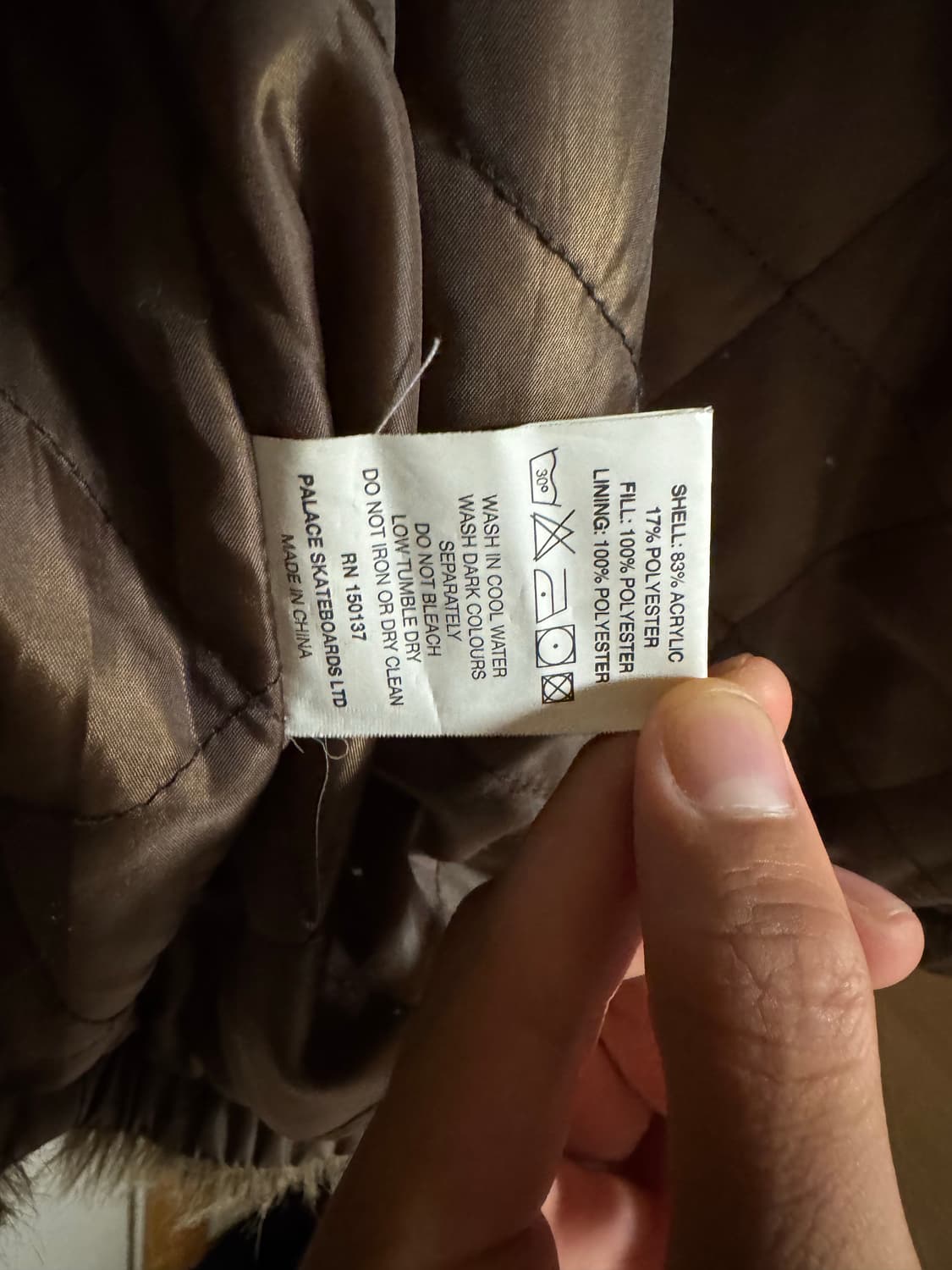 Palace faux fur jacket  상품이미지6