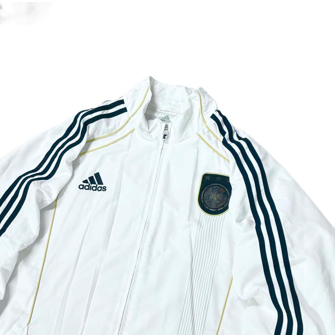 XL 아디다스 바람막이 독일 스포티 자켓 화이트 흰검 상품이미지2