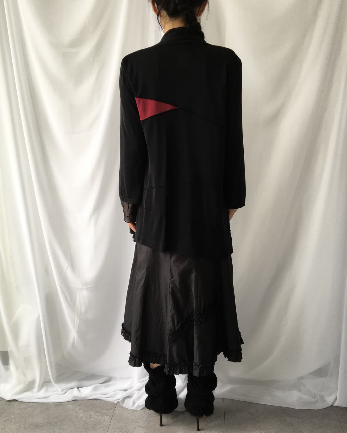 Line detail open cardigan 상품이미지8