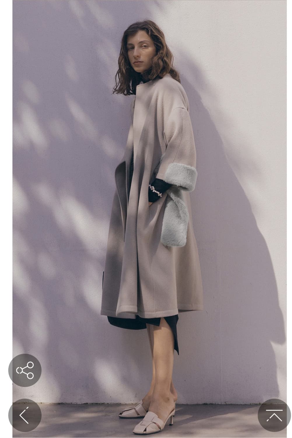 제이청 퍼트리밍 코트 상품이미지5