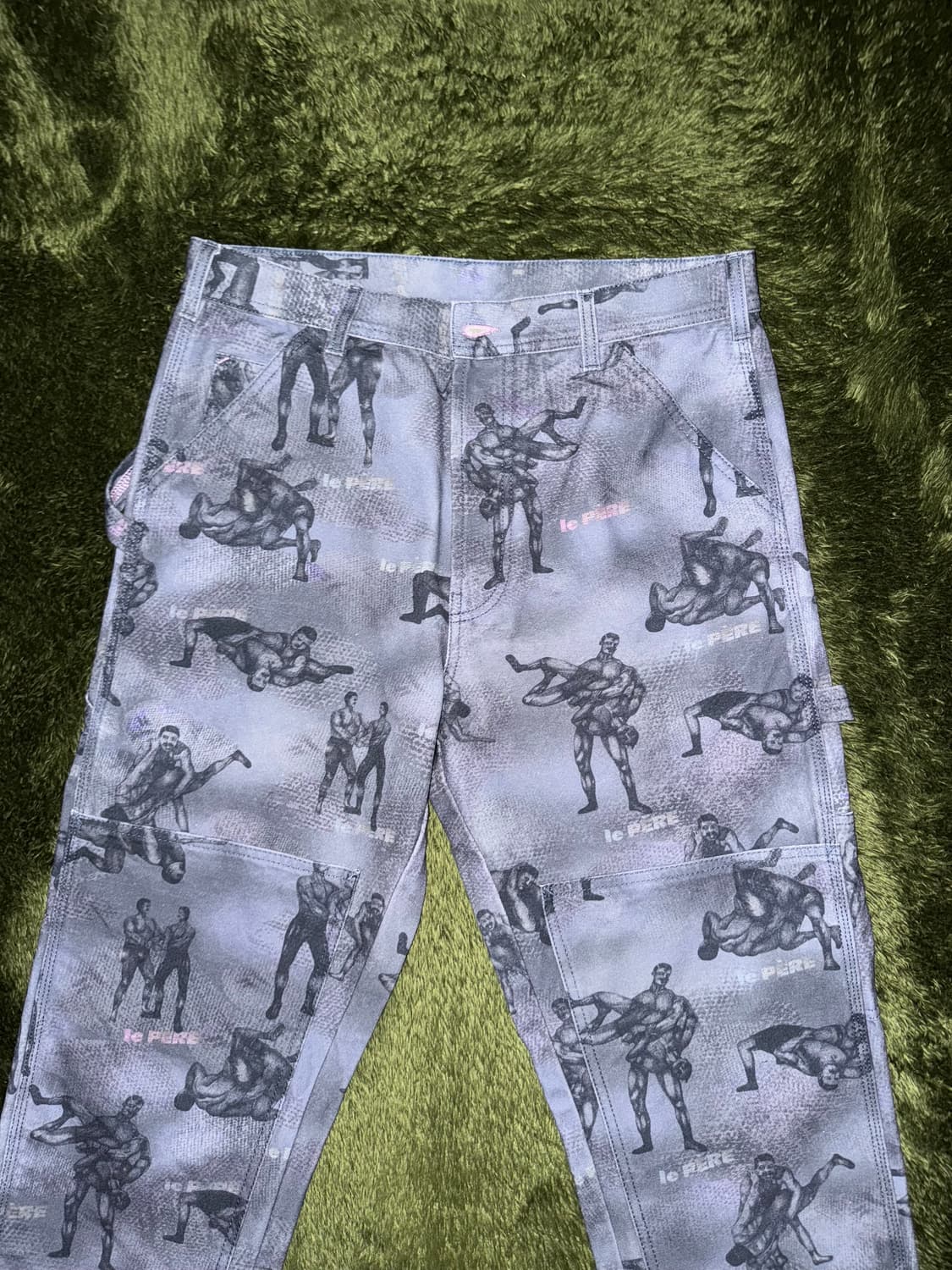 [32] Le Pere 르 뻬흐 X 체리 킴 콜라보 더블니 팬츠 상품이미지5