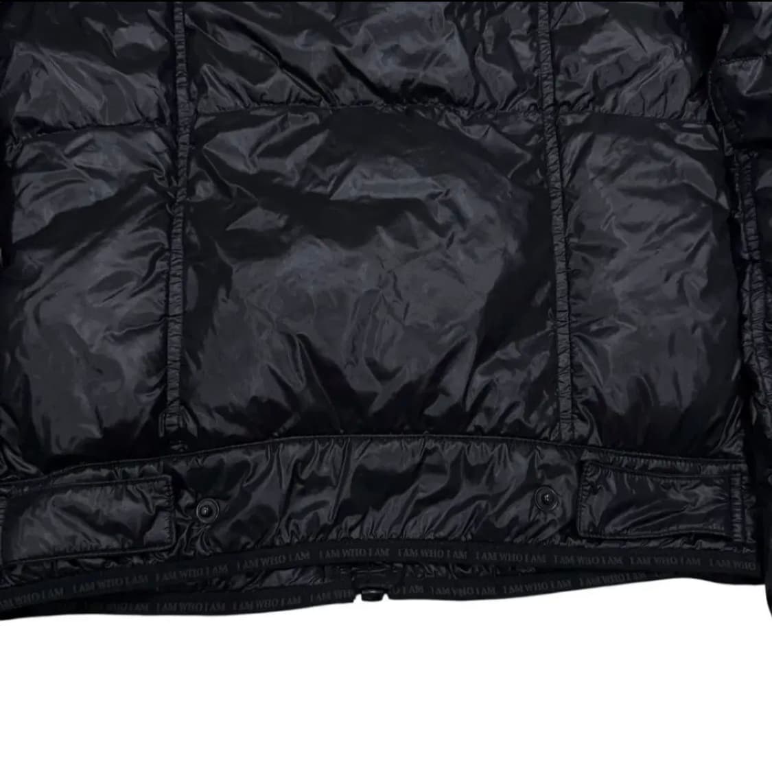 디젤 빈티지 딱붙핏 경량패딩 포켓 카라 자켓 블랙 2XS 상품이미지4