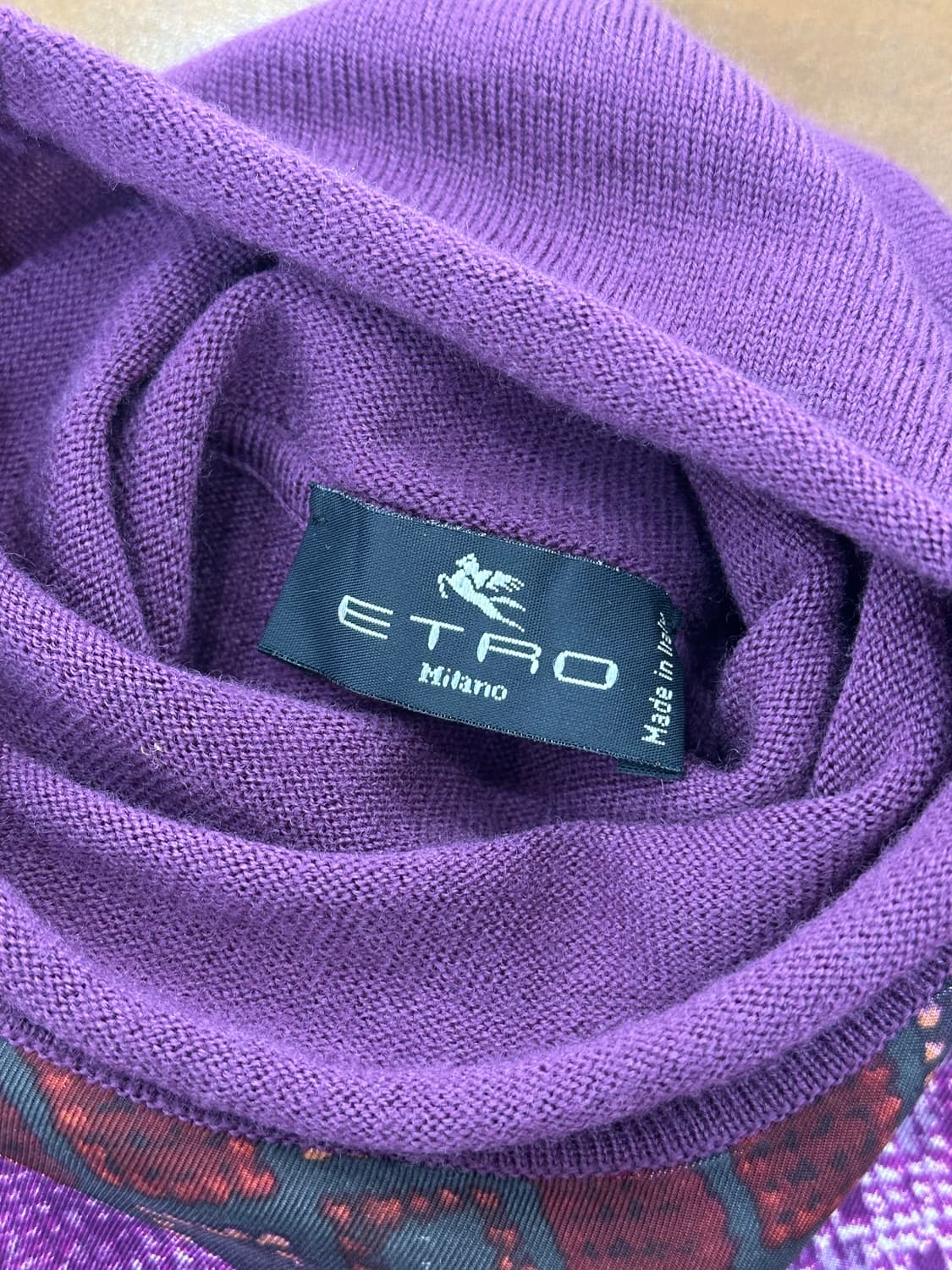 에트로 터틀넥 니트 상품이미지7