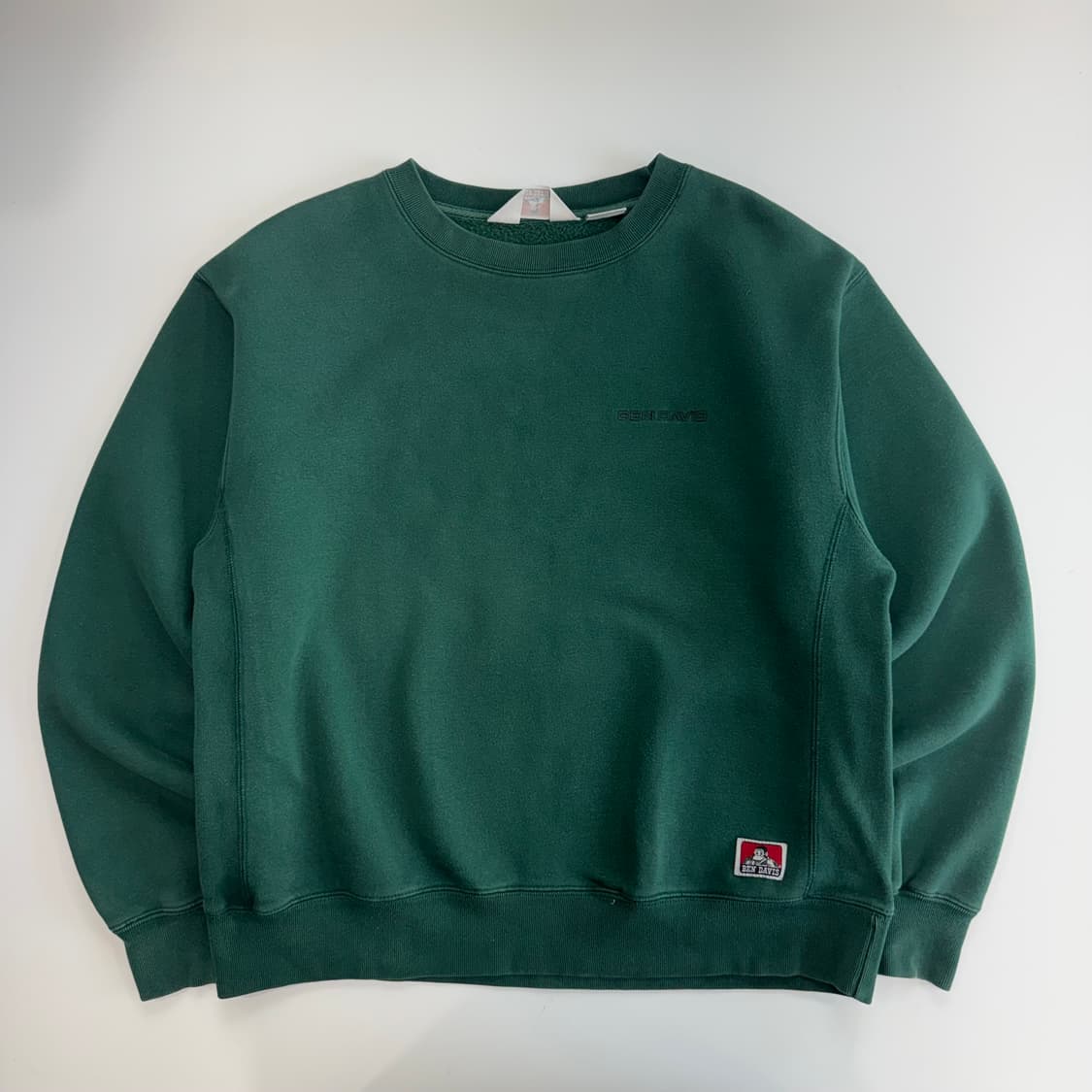 Ben Davis 벤데이비스 스몰로고 그린 맨투맨 상품이미지3