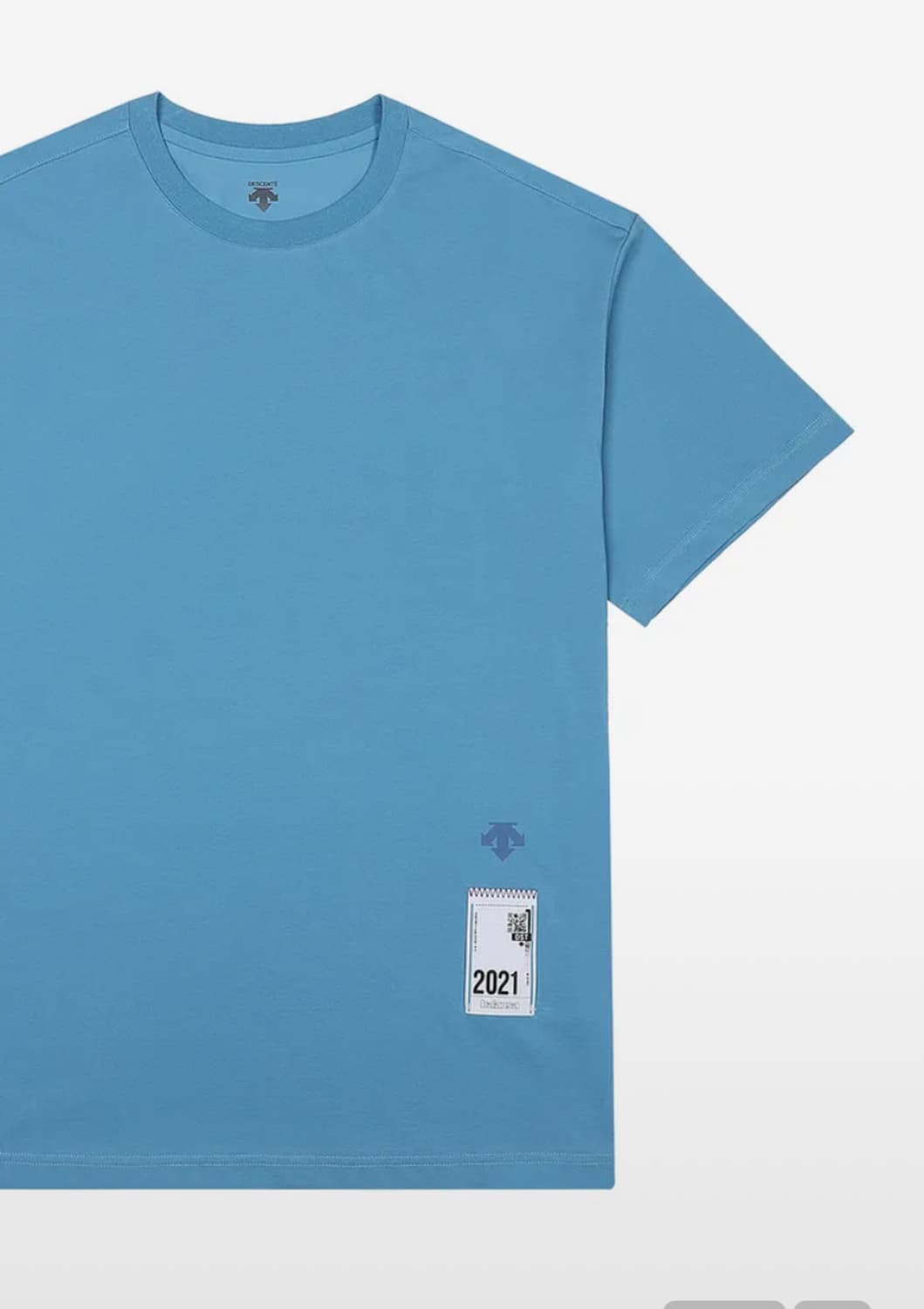 [DESCENTE x BALANSA] 그래픽 반팔 티셔츠 BLUE (SM 상품이미지2