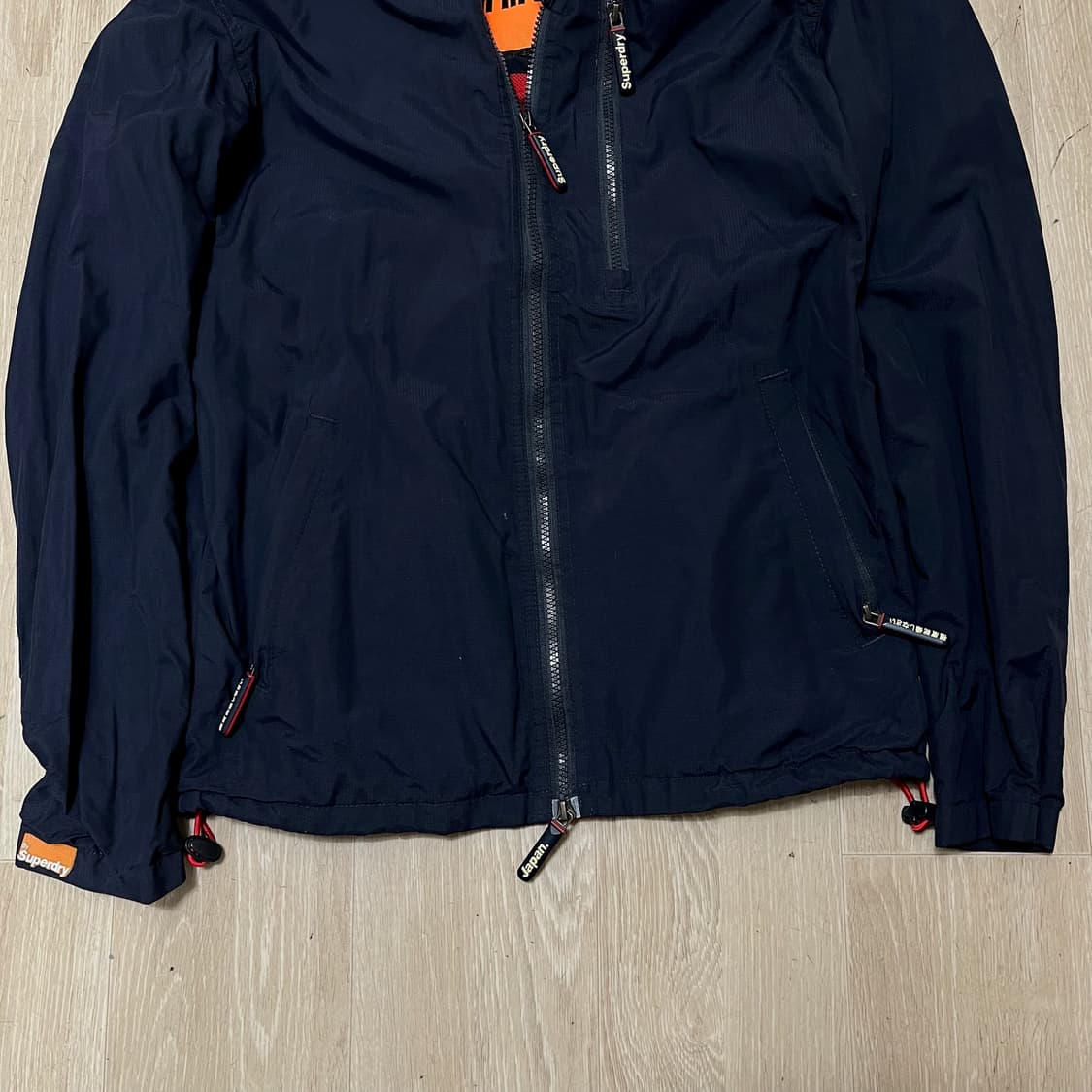 슈퍼드라이 윈드하이커 바람막이 점퍼 [네이비] S/90 상품이미지3