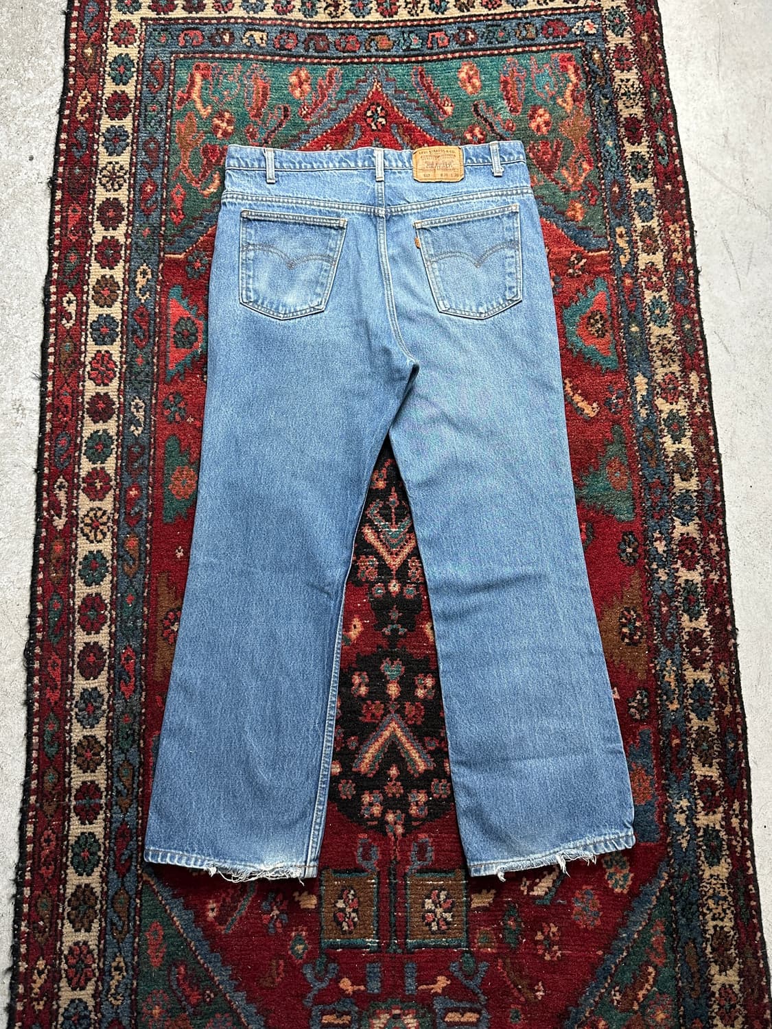 90's USA Made 빈티지 리바이스 517 부츠컷 오렌지탭 상품이미지4