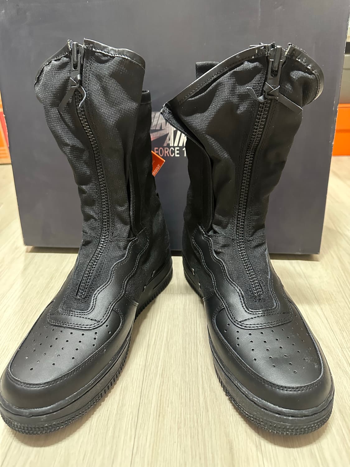 나이키 SF 에어포스1 하이 블랙 다크그레이 카모  270 새제품 상품이미지3
