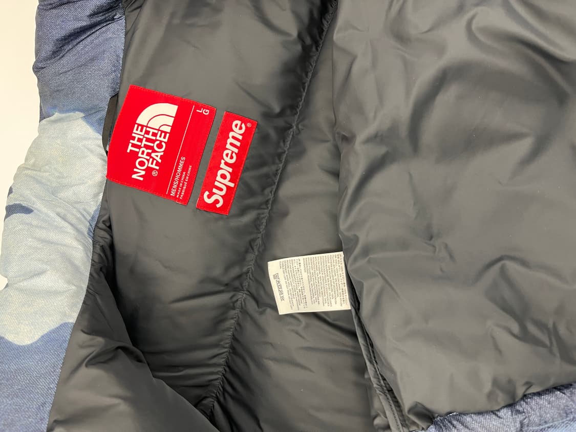 ( 슈프림 X 노스페이스 ) 블리치드 데님 눕시 상품이미지6