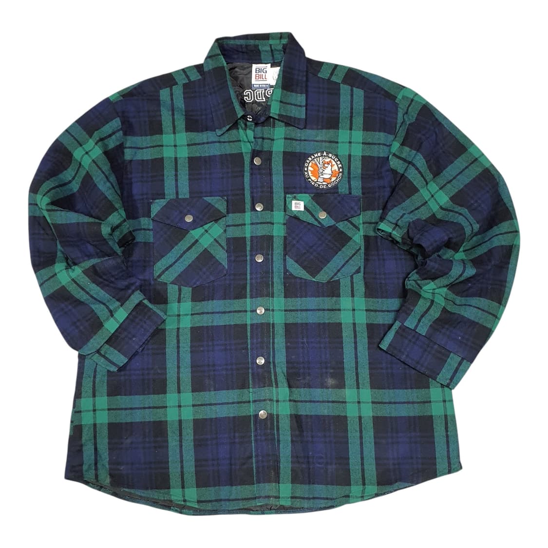 ✨ (바배) 빅빌 U.S.A 패치 오버핏 체크 셔츠 상품이미지1