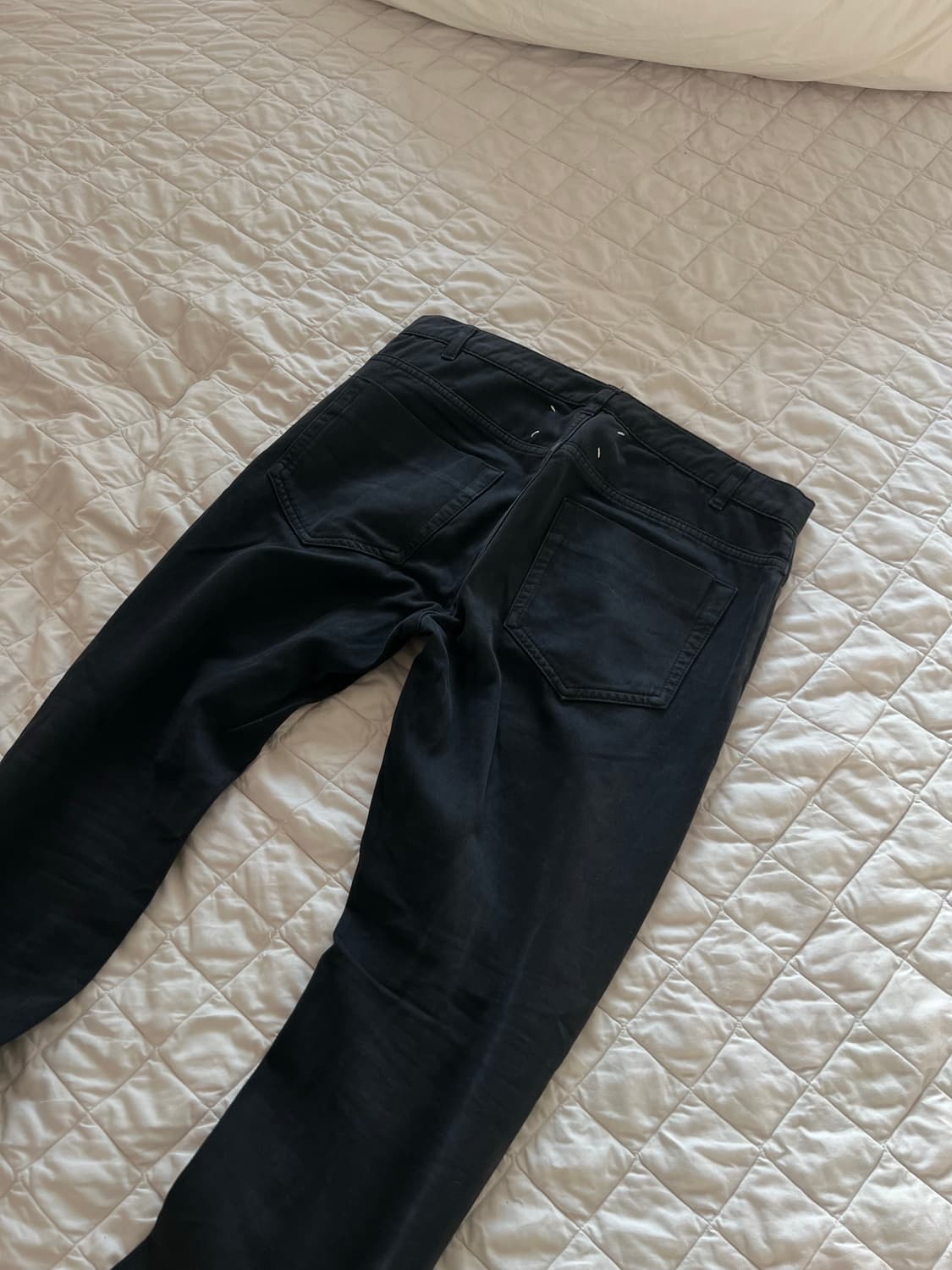 Maison Margiela 백 스티치 슬림핏 데님 상품이미지4