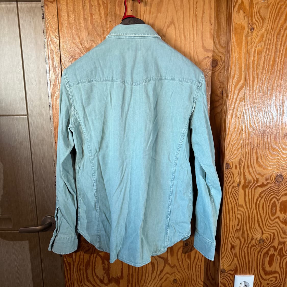 톰포드 그린 데님 청 셔츠 새상품 판매 합니다. 상품이미지6