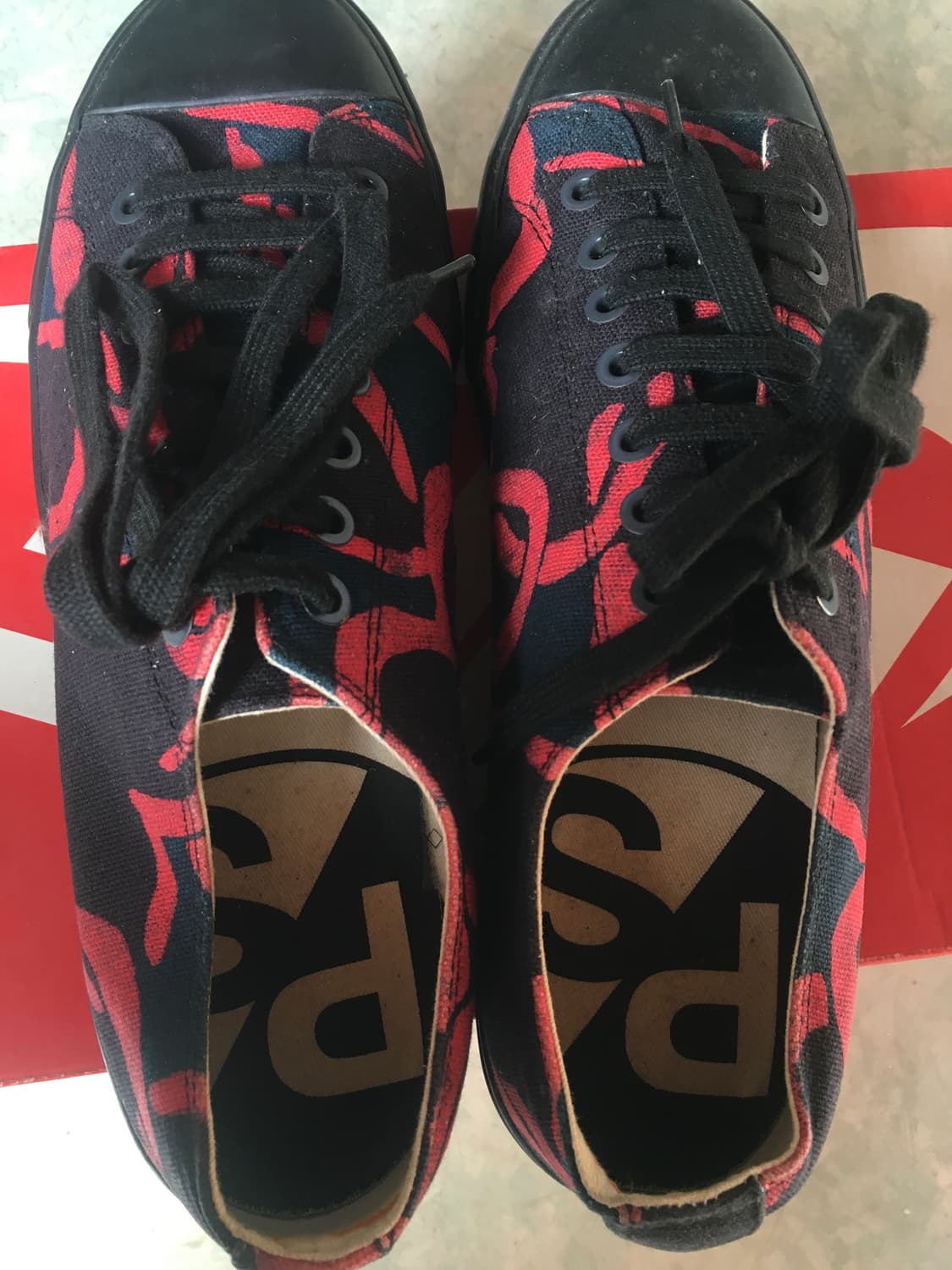 폴스미스 레드 블로우 검솔 스니커즈 상품이미지5